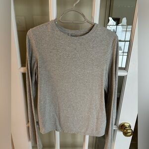 Skims stretch cotton jersey long sleeve shirt